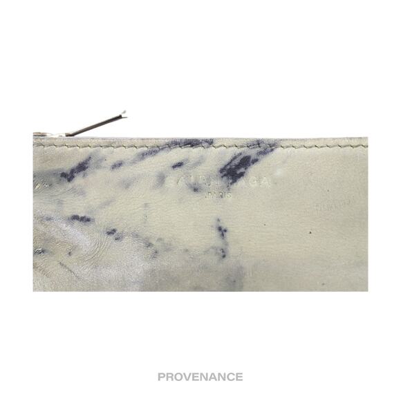 🔴 Balenciaga Marble Zip Wallet - Black/Off-White - Picture 6 of 9